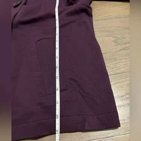 CAbi Purple Swing Cotton Cropped Jacket Style 182 Size M - Picture 11 of 11